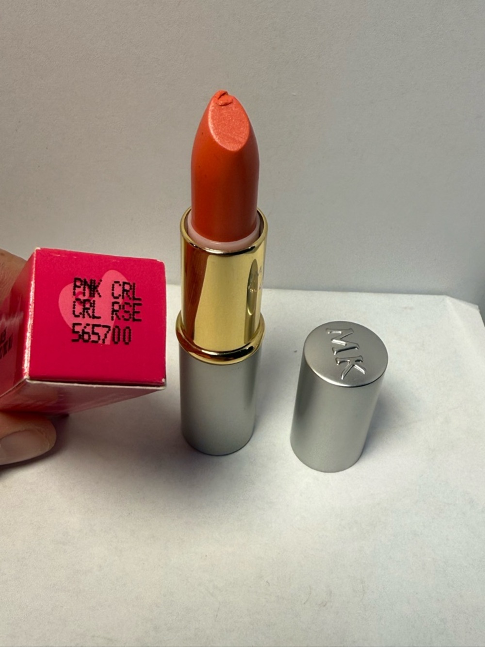 Mary Kay Signature Creme Lipstick Pink Coral 565700 Full Size Discontinued